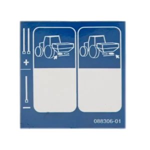 Oryginalna naklejka dentyfikacja zasuwe o numerze katalogowym 688306