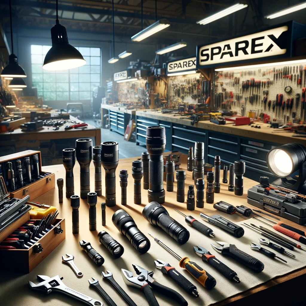 Narzędzia i oświetlenie marki Sparex
