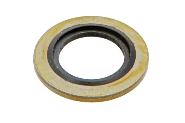 Oryginalny pierścień metalowo-gumowy o wymiarach 14 x 24 x 2.8 mm i numerze katalogowym LL380-01503