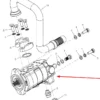 Oryginalna pompa hydrauliczna o numerze katalogowym 200002701, stosowana w ładowarkach marki Faresin.-schemat