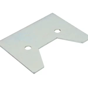 Płytka mocująca o wymiarach 77 x 102 x 3 mm i numerze katalogowym 671252.00