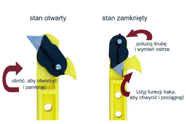 Nóż do bel, rozcinania folii balotów, big bagów o numerze katalogowym 122095H.4