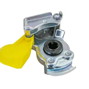 Złącze pneumatyczne żółte marki Wabco o wymiarach gwintu M16 x 1.5 i numerze katalogowym 9522002220