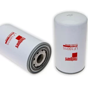 Filtr oleju silnika puszkowy marki Fleetguard o numerze katalogowym LF16015 stosowany w maszynach rolniczych marek Massey Ferguson