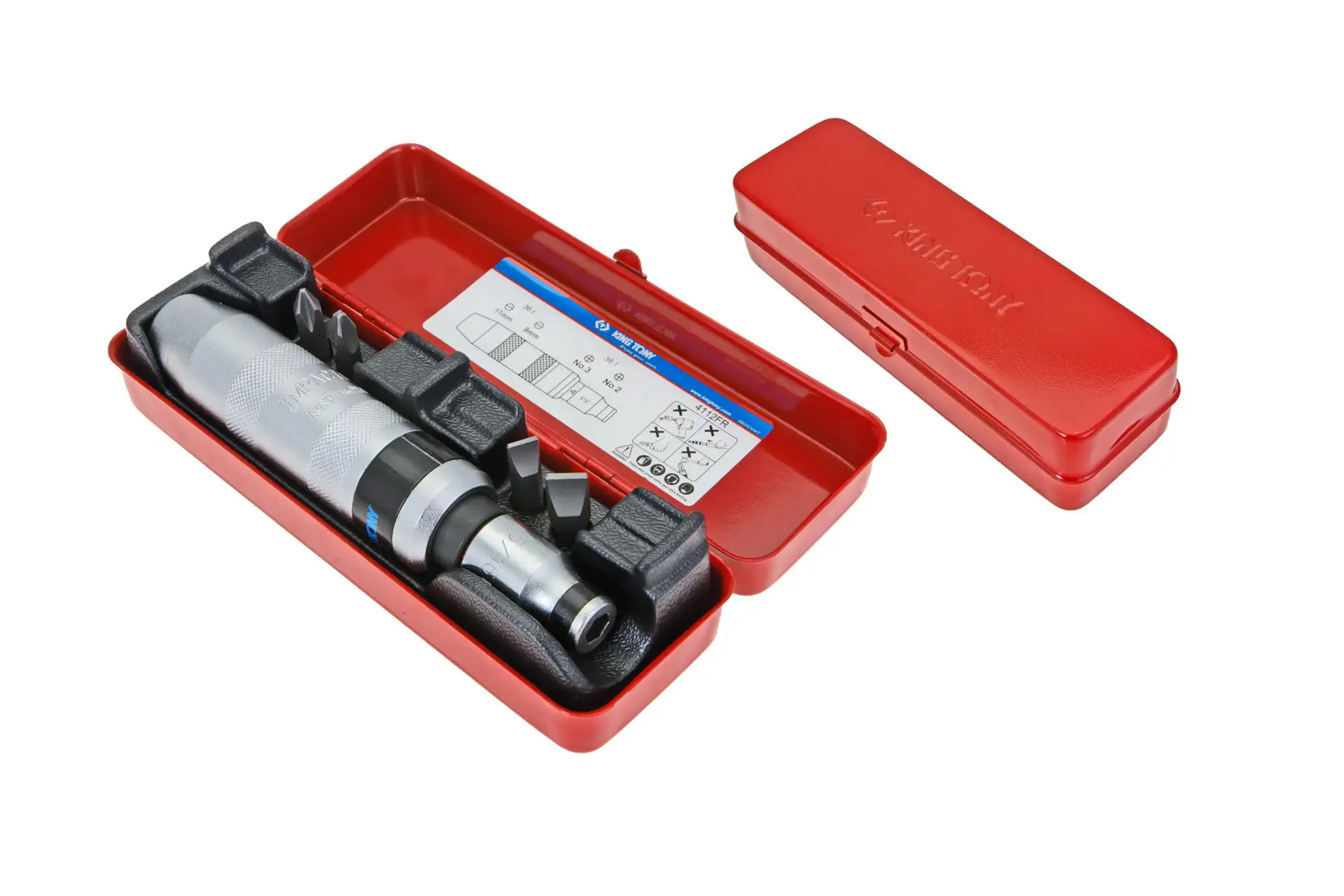 Wkrętak udarowy wraz z bitami 5/16" o numerze katalogowym 4112FR.