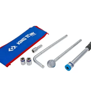 Zestaw narzędzi  1/2" 6cz. nasadki 6-kąt. 17 i 19mm z grzechotką